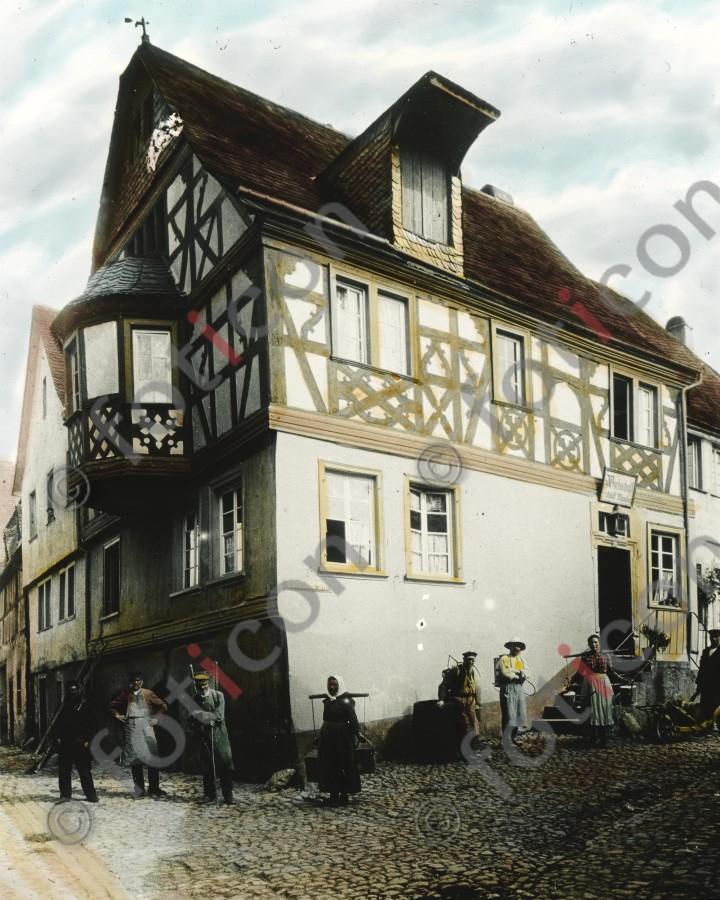 Haus in  Enkirch - Foto simon-195-028.jpg | foticon.de - Bilddatenbank für Motive aus Geschichte und Kultur